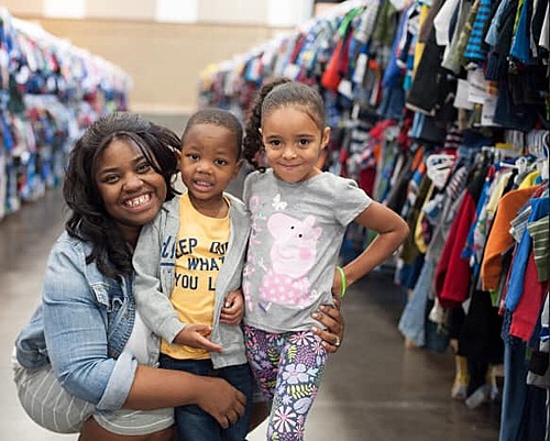 Kids at JBF sale